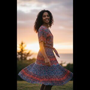 VTG First Option Skirt Set Sz M #179R